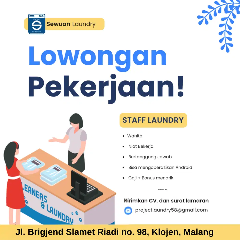 Admin Laundry Malang