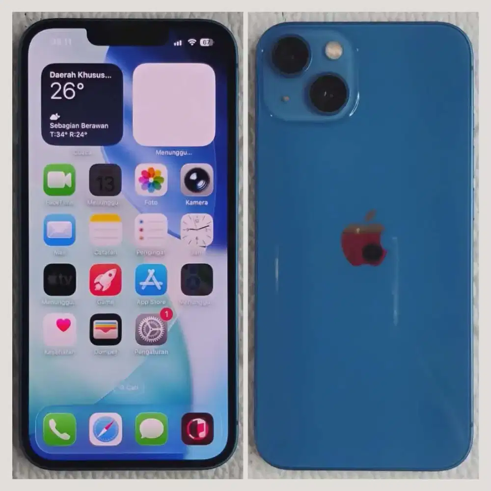 IPHONE 13 128GB IBOX FULLSET MULUS NO MINUS