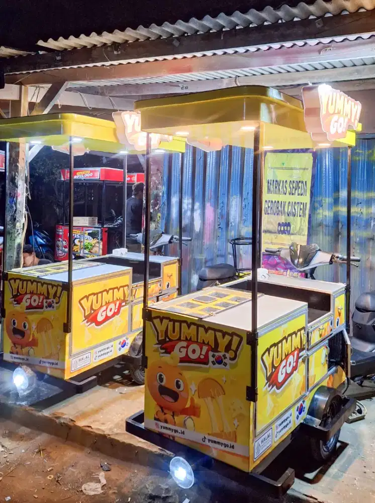 GEROBAK SEPEDA LISTRIK/SEPEDA LISTRIK GEROBAK KOPI/SEPEDA LISTRIK KOPI