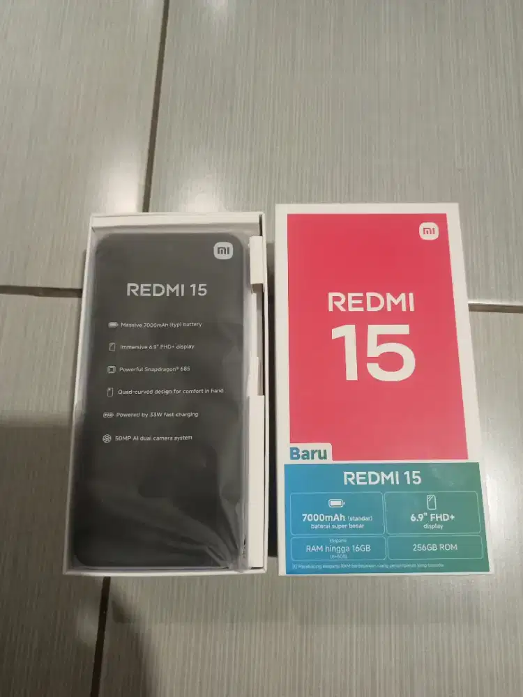 Redmi 15 8/256 gres like new