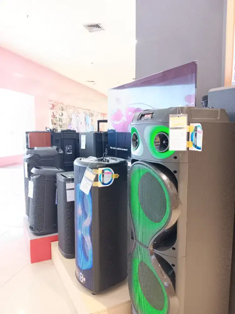 SPEAKER MULAI 1JT AN FREE MIC