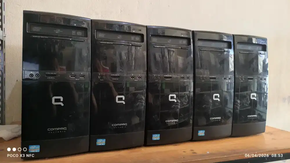 READY PC BUILD UP COMPAQ CORE I3-2120, RAM 4GB, HARDISK 500GB