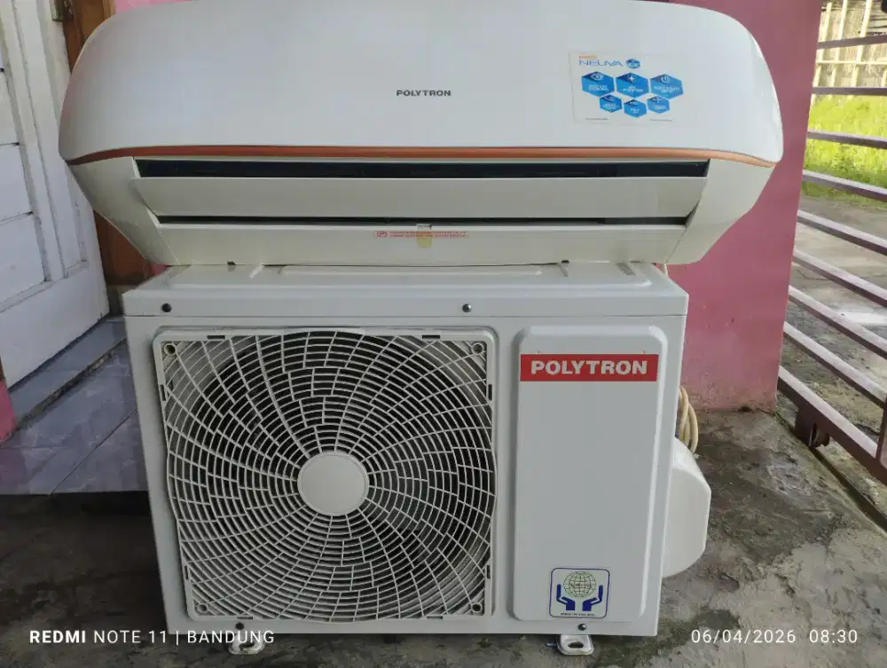 Ac bekas Polytron neuva ice R410a 1pk +pasang