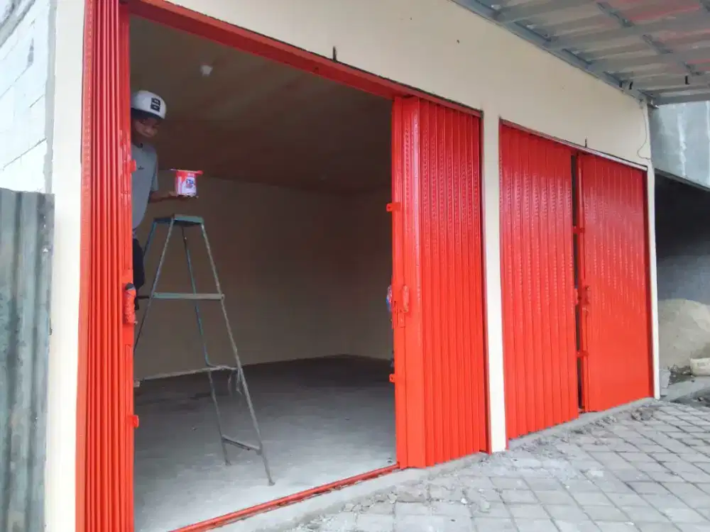 Rolling door dan folding gate pagar rumah