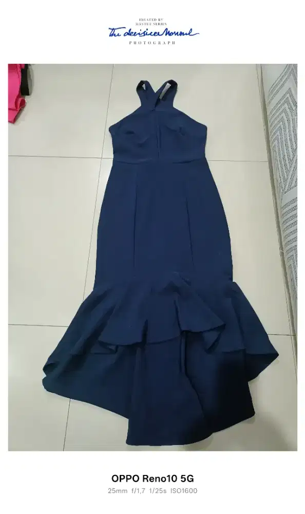 Dijual Dress pesta Navy model duyung