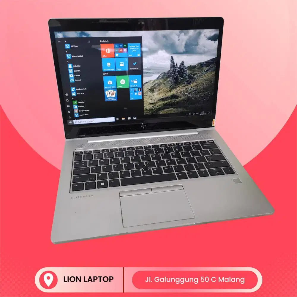 Core i7 gen 8 RAM 8GB Touchscreen Slim HP Elitebook 830 G6 [06|04]