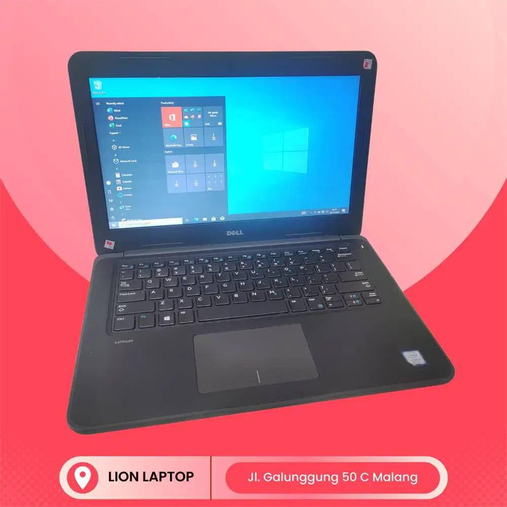 Core i5 Gen 7 Murah Mulus RAM 8GB SSD 256GB Dell Latitude 3380 [06|04]