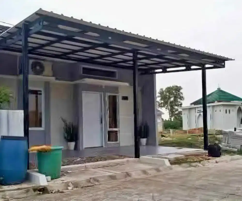 Kanopi baja ringan dan garasi