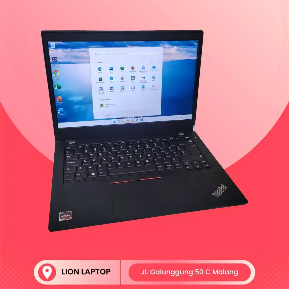 Gaming/Editing AMD Ryzen 5 PRO 8/256 MULUS Lenovo Thinkpad L14 [06|04]