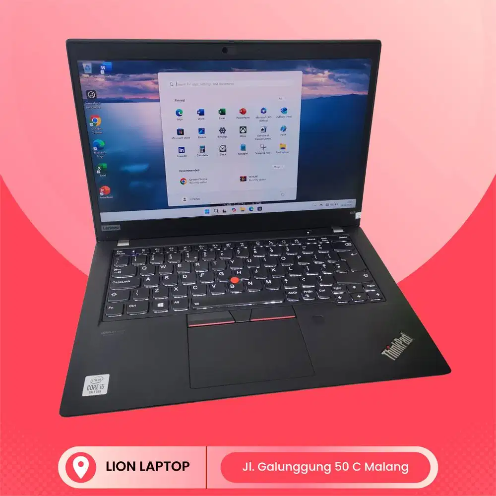 Core i5 Gen 10 slim mulus RAM 8GB SSD 256 Lenovo Thinkpad X13 [06|04]