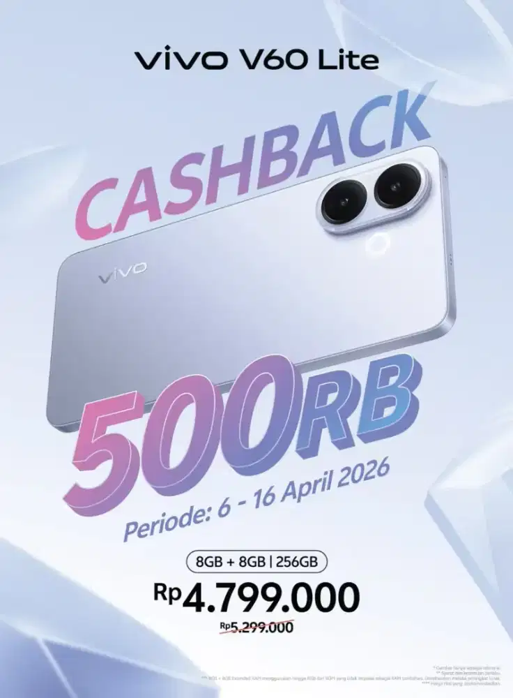 Vivo V60 lite 8+8/256