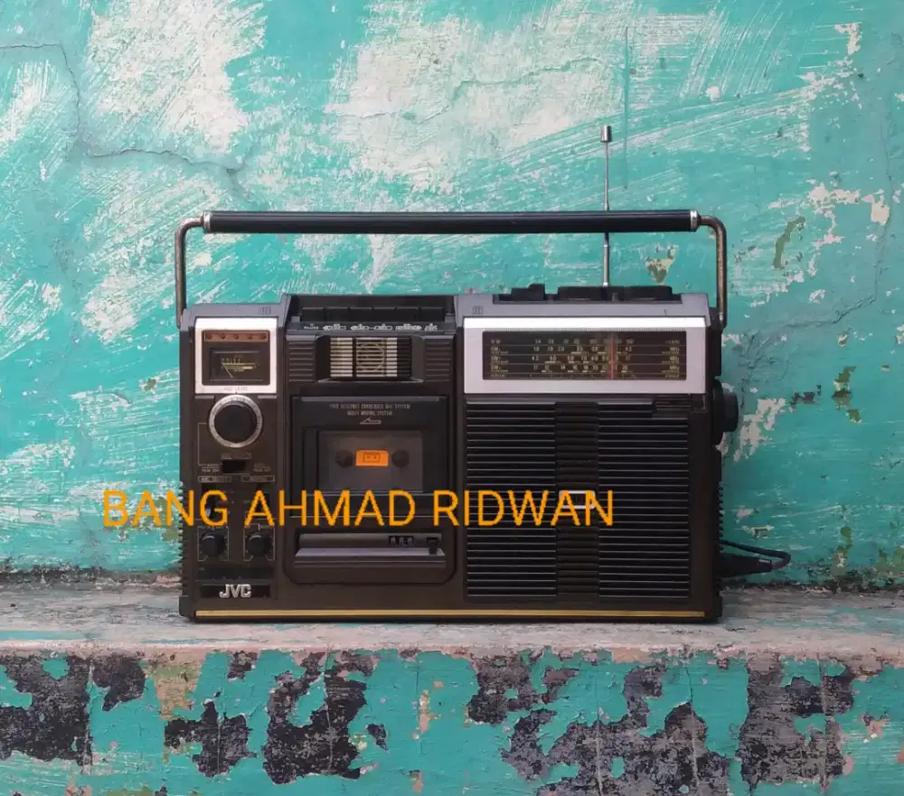 tape kaset pita JVC radio MW AM SW antik jadul kuno tua klasik