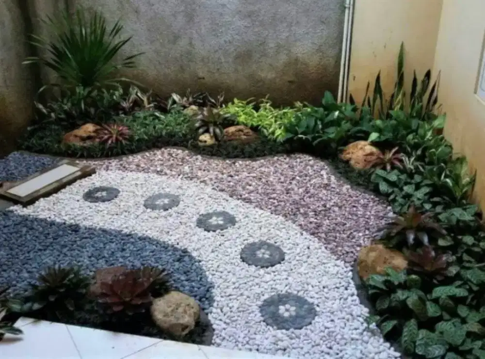 Jasa pembuatan taman kering