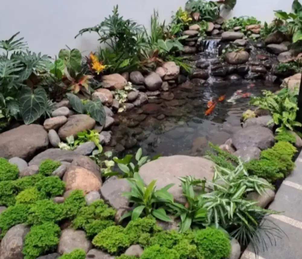 Jasa pembuatan kolam natural