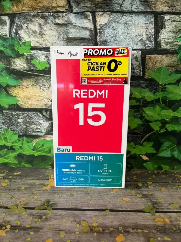 REDMI 15 8/256 SPESIAL 2 JUTAAN SAJA BELI HARI INI DISKON 3% LANGSUNG