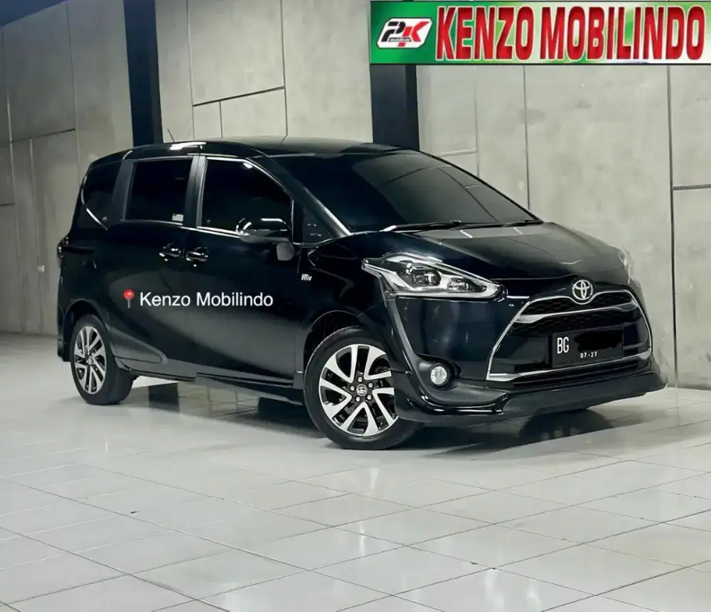 Sienta 1,5 Q AT 2017 hitam,tgn. 1 km 76rb sangat istimewah dp 21jt