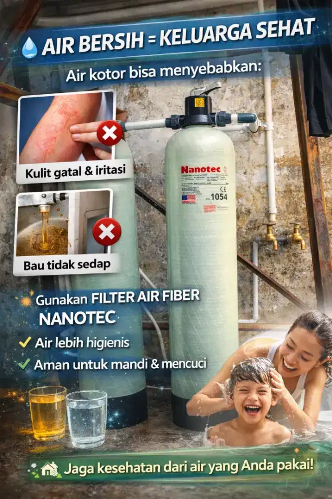 Filter Air Atasi Air Berpasir dengan Filter Air Berkualitas