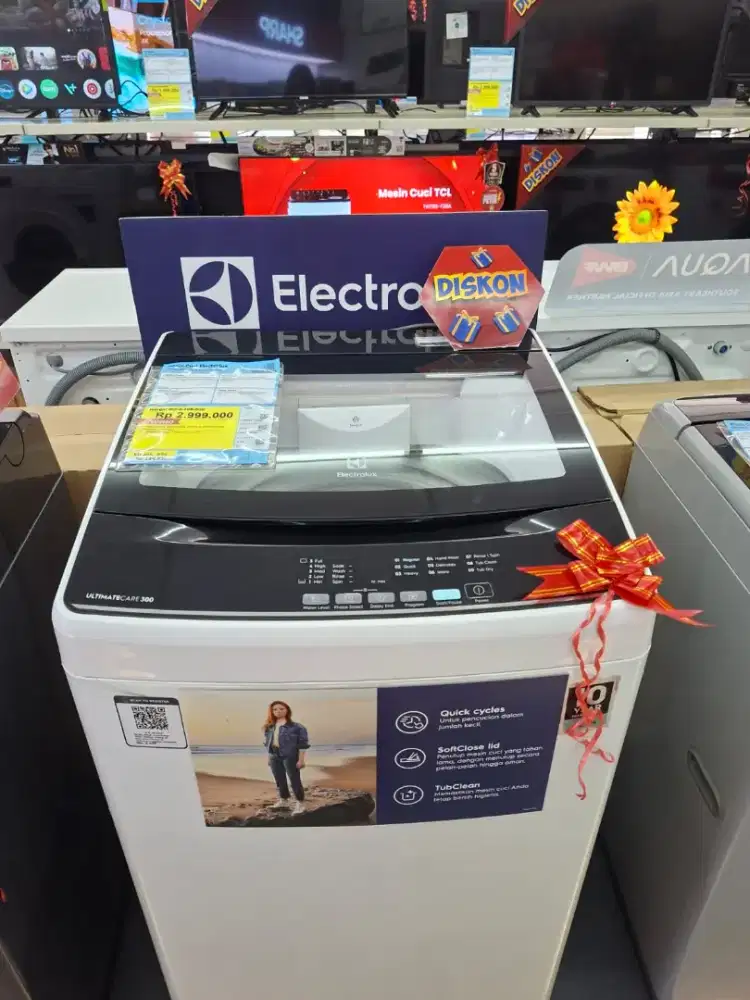 MESIN CUCI ELECTROLUX TCL SHARP