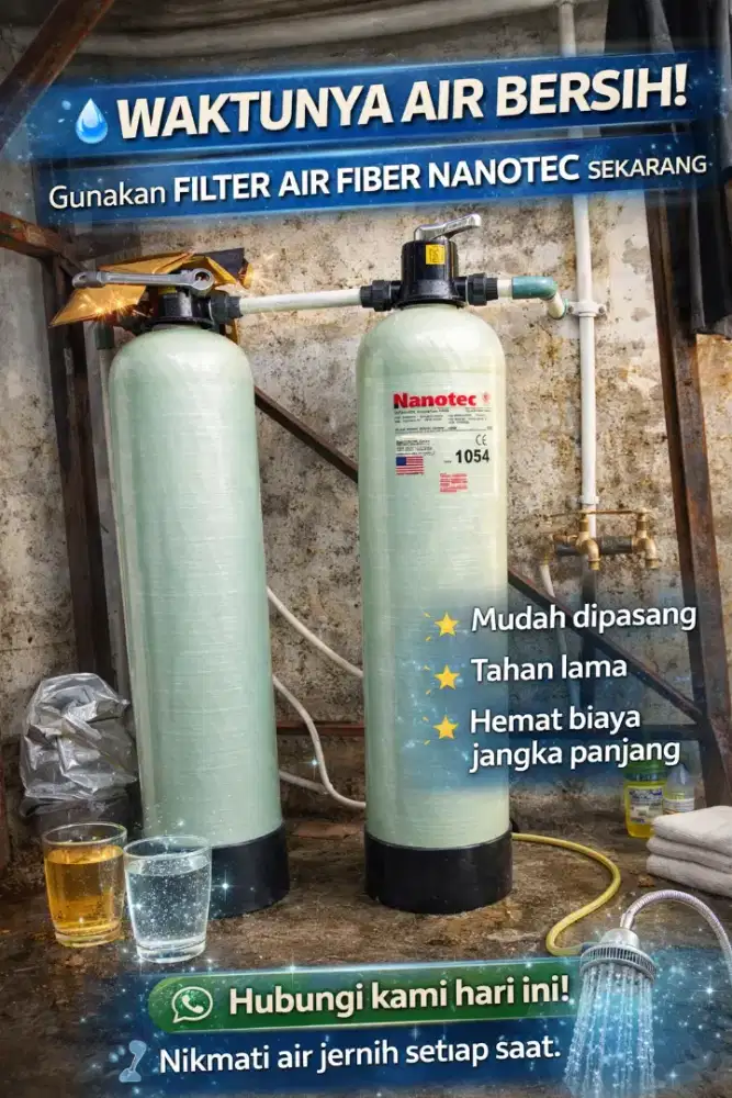 Filter Air Anti Bau dan Anti Karat Air Lebih Jernih