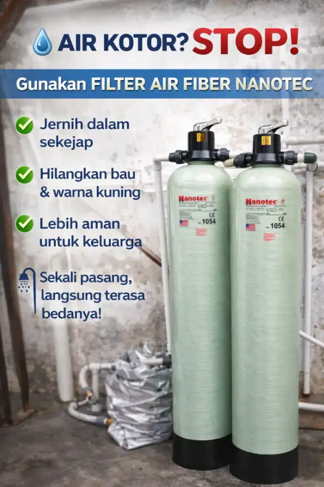 Filter Air Saringan Air Praktis Mudah Dipasang di Rumah