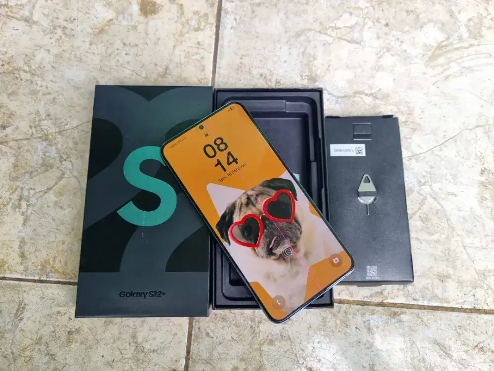 Samsung S22+ 5G 8/256 , Fullset oRi resmi sein
