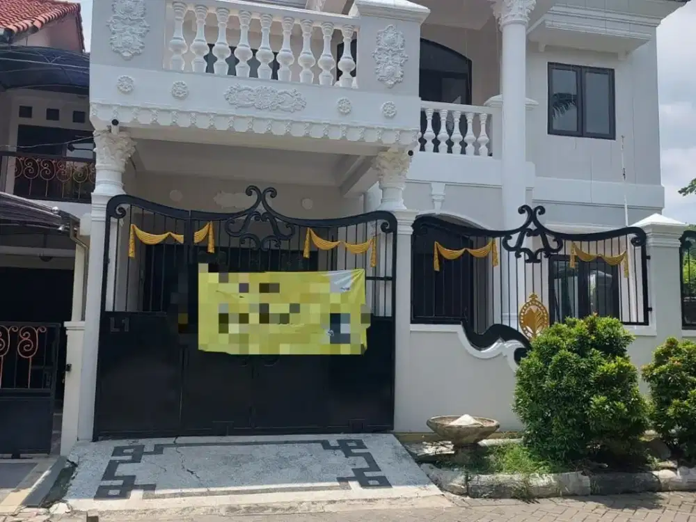 Murah Rumah 2 Lantai Classic Modern di Babatan Pratama Wiyung, Surabaya Barat