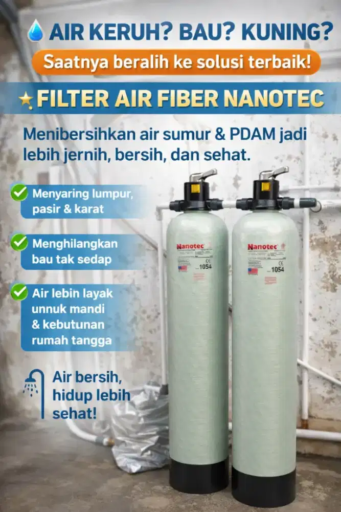 Filter Air Solusi Air Keruh Jadi Jernih dengan Filter Air