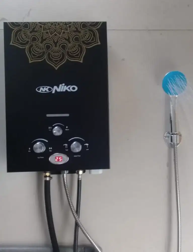 Water Heater Gas Niko # Komplit Pasang