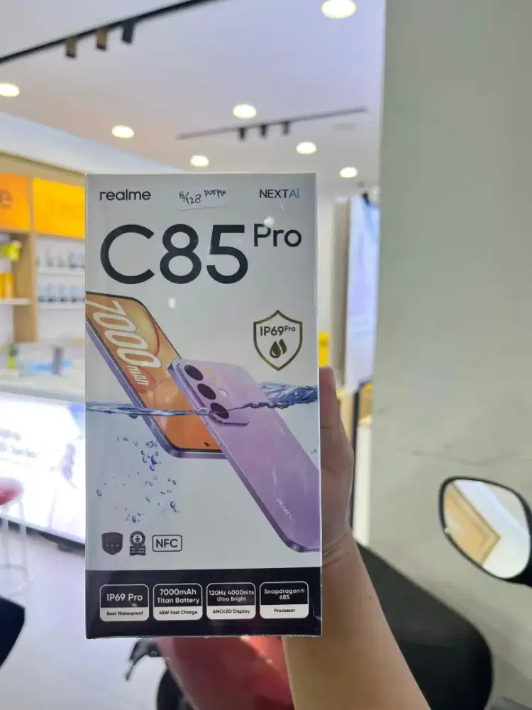 REALME C85PRO SNAPDRAGON BATRAI 7000MAH 45W TAHAN AIR IP69PRO