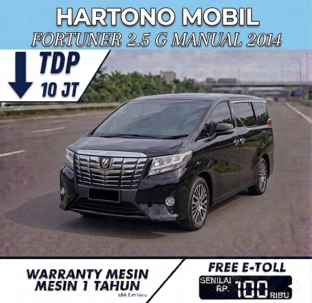 ALPHARD S 2.4 AT 2014