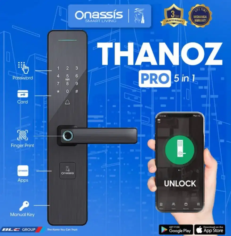 Digital lock Onassis Thanoz Pro