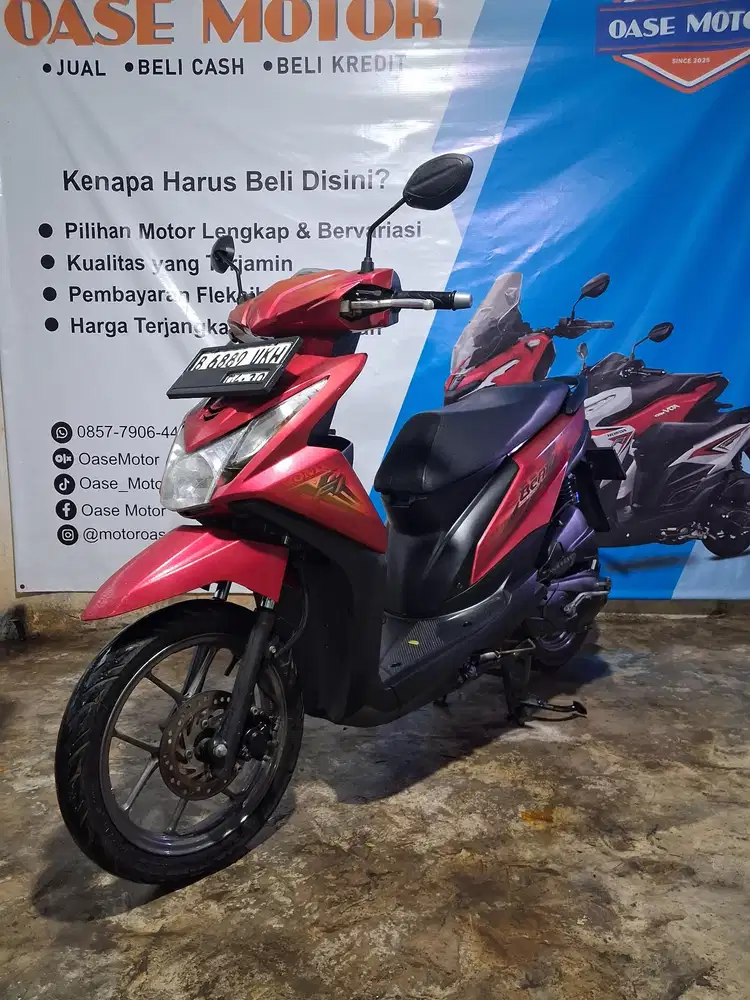 (A) Honda Beat Fi Tahun 2015 Mulus kaleng panjang