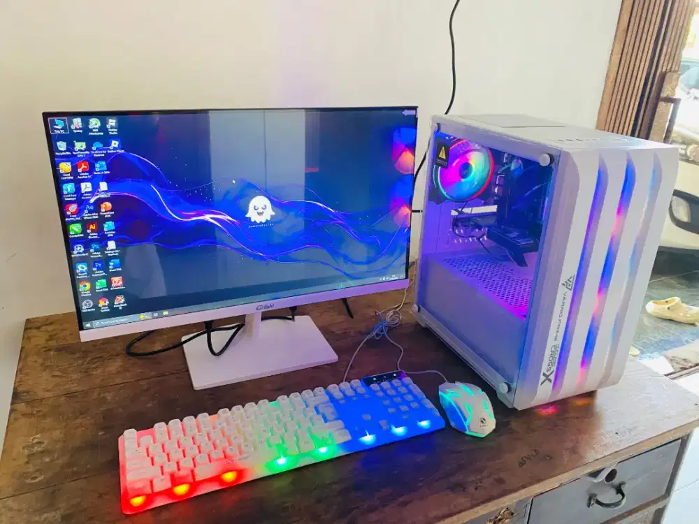 JUAL PC GAMING EDITING FULLSET MURAH NO MINUS