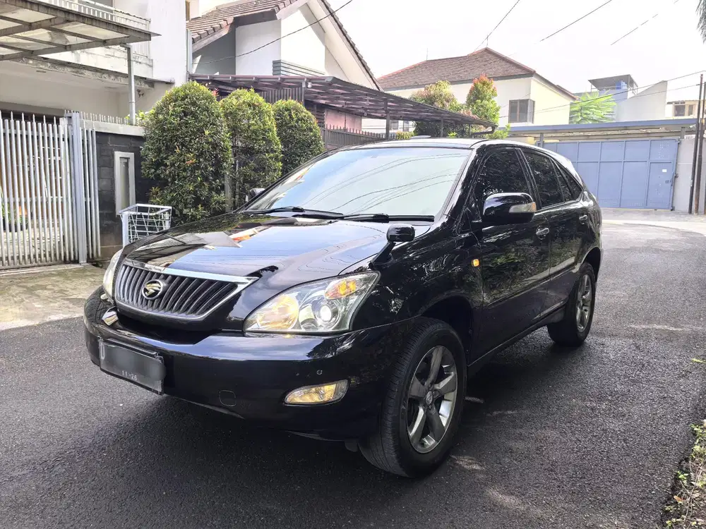 (lowkm) Toyota Harrier 240G 2010 black setangan dari baru