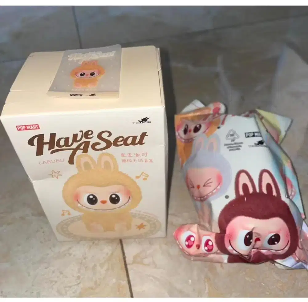 [NEW] Labubu V2 (Have A Seat) - Kartu Baba Original POPMART