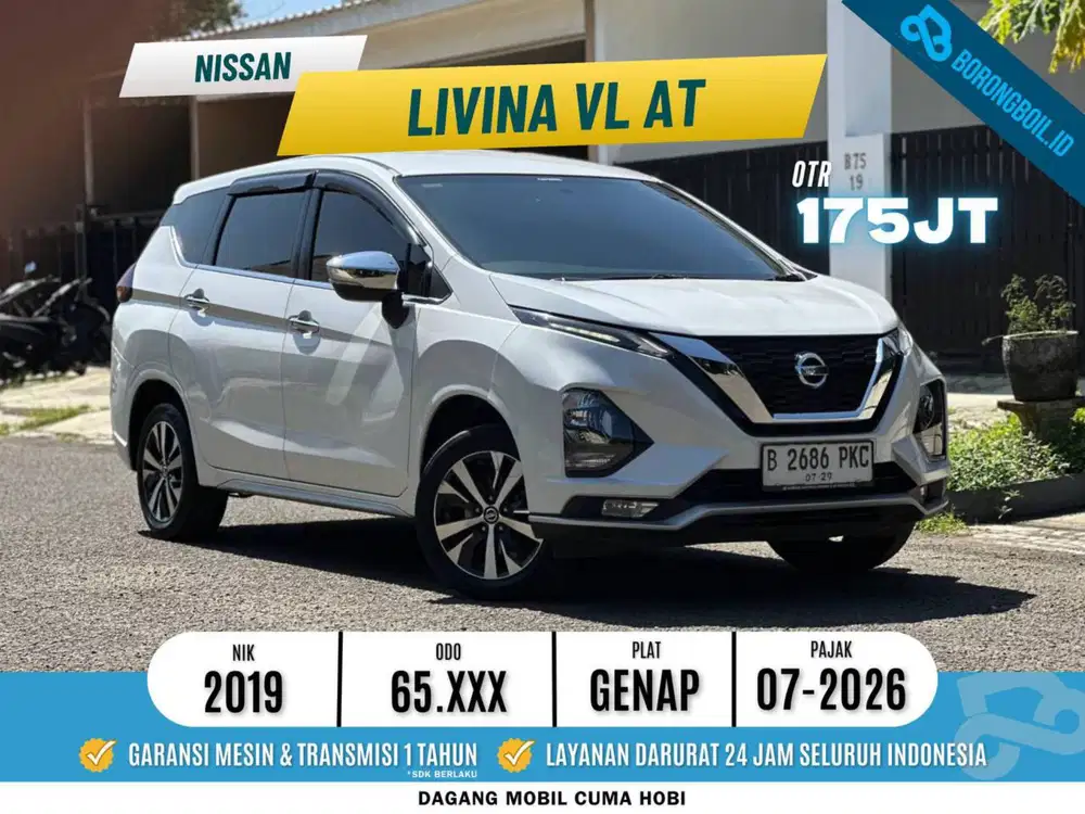 Nissan Livina VL 1.5 AT 2019 Solid White 2020 xpander veloz