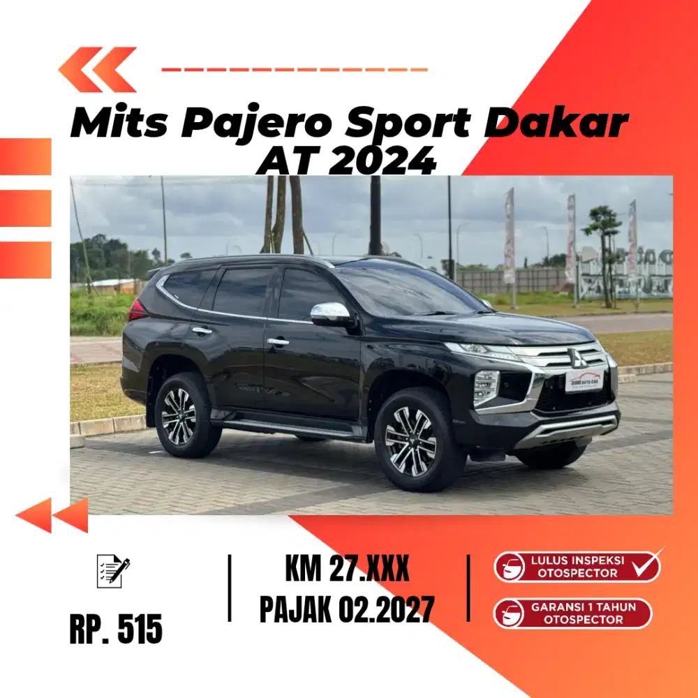 Pajero Sport Dakar 4x2 AT 2024 KM 27RB