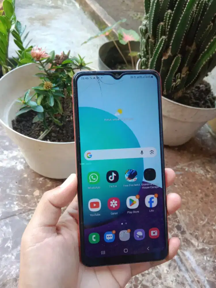 Samsung a02 ram 3/32 retak lancar