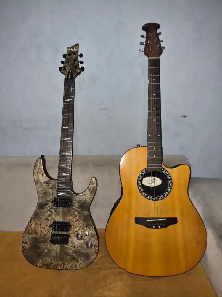 Gitar elektrik shecter omen elit 6 only
