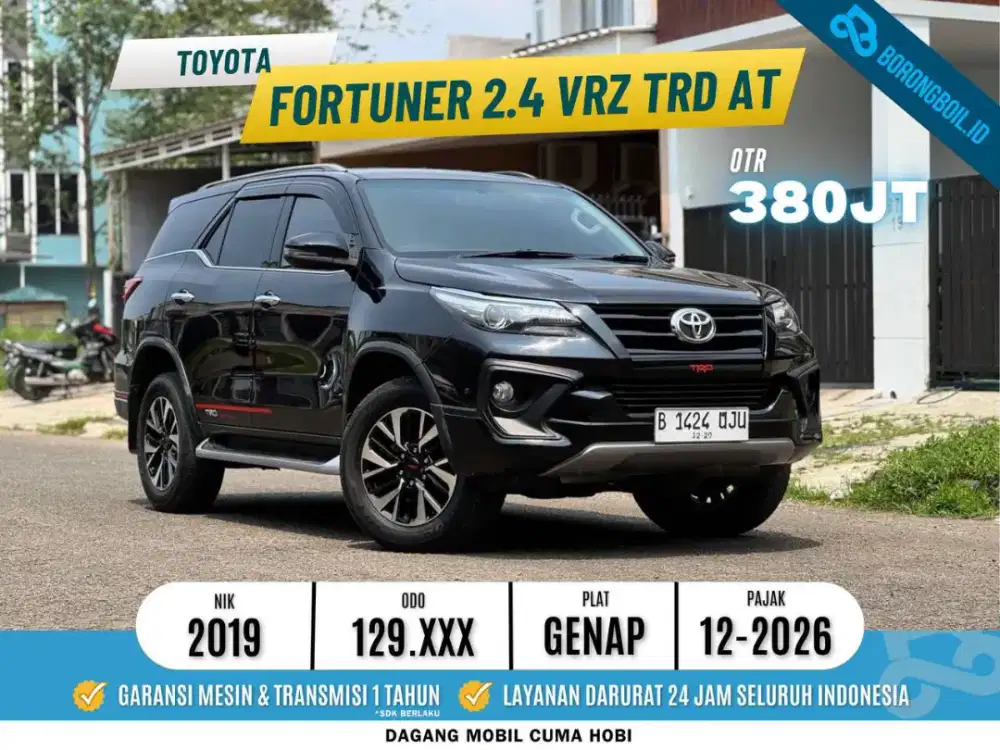 [TERMURAH] Toyota Fortuner 2.4 VRZ TRD AT 2019