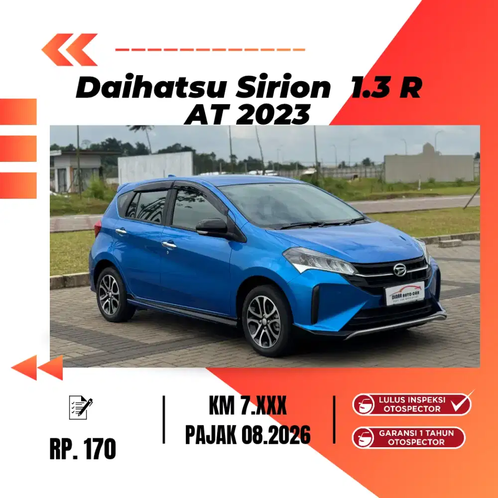 Sirion 1.3 R AT 2023 KM 7RB