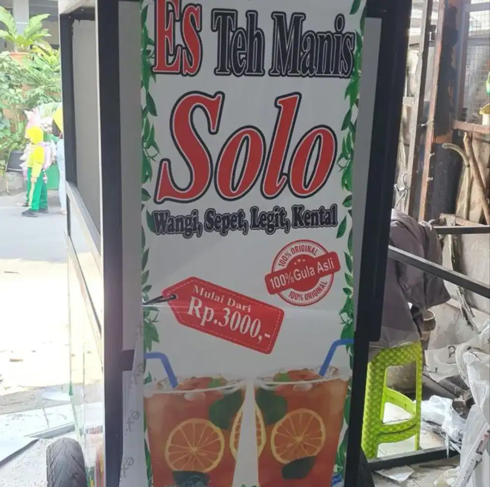 Di butuhkan penjaga stand es teh solo