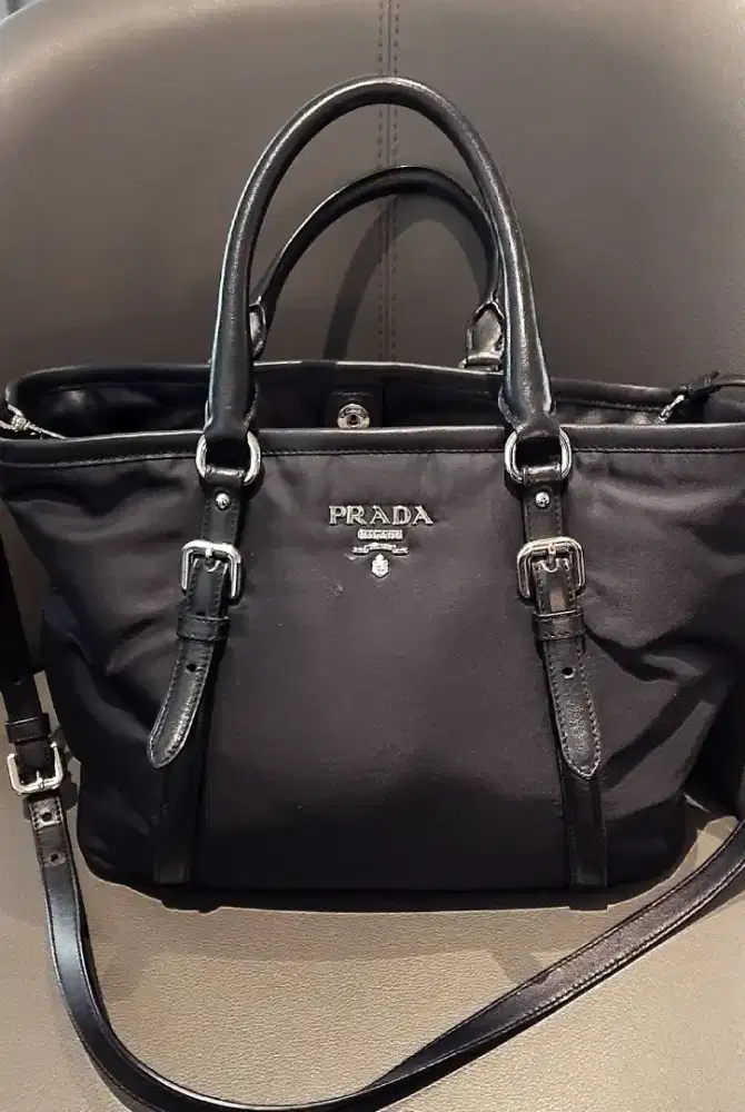 Prada Tessuto Nylon  Handle Convertible & long strap