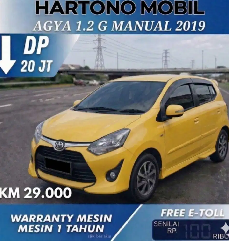 Agya 1.2 G TRD MT 2019