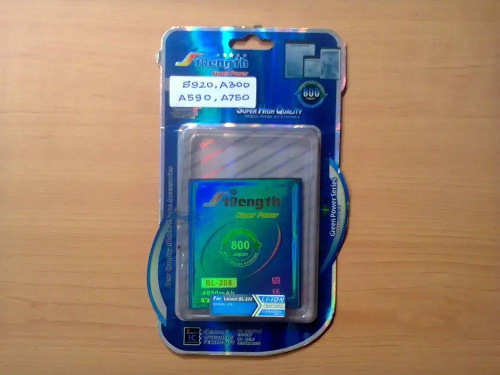 Baterai BL208 untuk Lenovo A300, A590, A750 dan S920