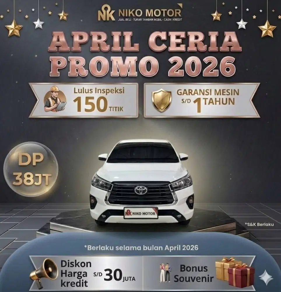 (MULUS) INNOVA V DIESEL 2018 AT :2017|2019