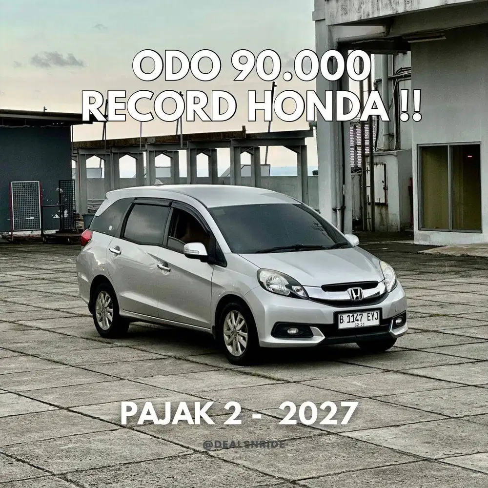 KM 90.000 ANTIKK !! PAJAK 2/2027 HONDA MOBILIO E CVT 2015 MULUS