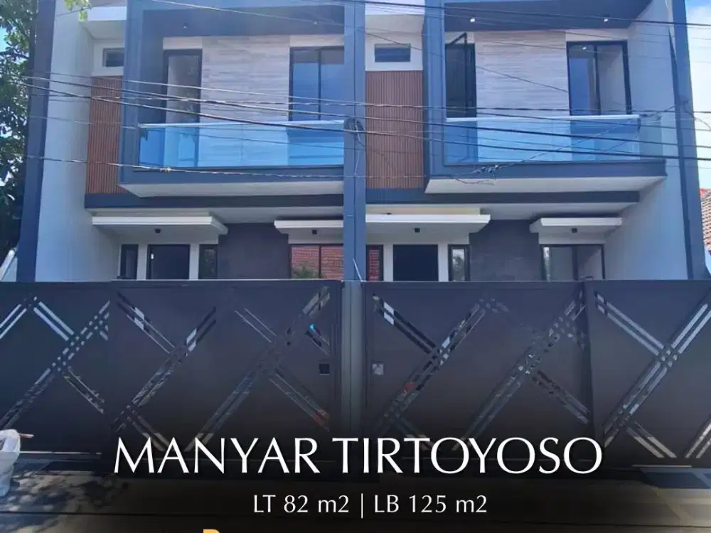 Jual Rumah Baru di Manyar Tirtoyoso Surabaya
