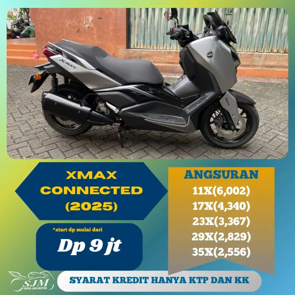 YAMAHA XMAX CONNECTED 2025 CASH & KREDIT