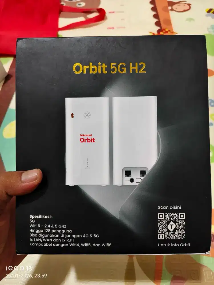 Modem 5G All Operator XL, Indosat, Telkomsel Router Orbit 5G All Op